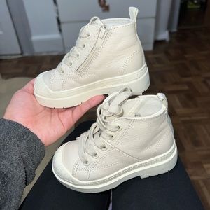Beige/Nude Toddler Girl Zara Boots size 22 EU/ 6 US